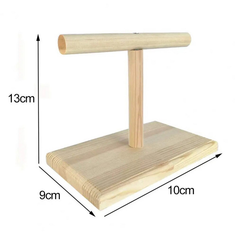 Izturīgs papagaiļu plaukts Drošs Videi draudzīgs putnu statīvs Papagaiļa koka galda asaris