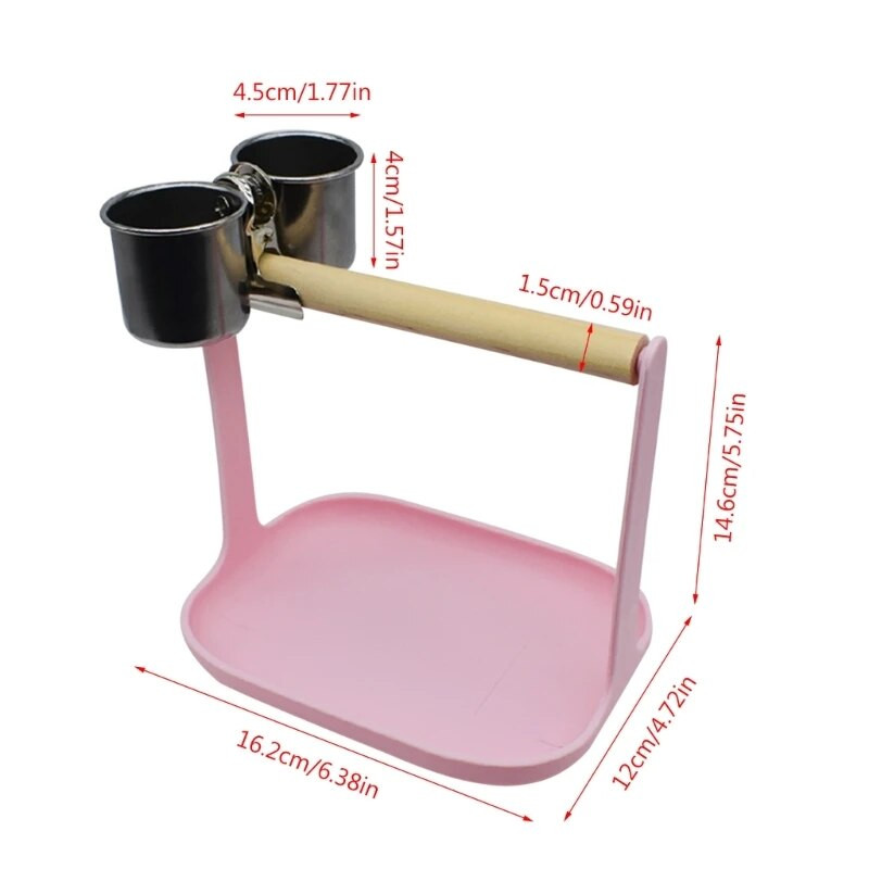 Papagoilindude mänguväljak ahvena jõusaalistatiiv plastikust kakaaluse lindude tarvikutega