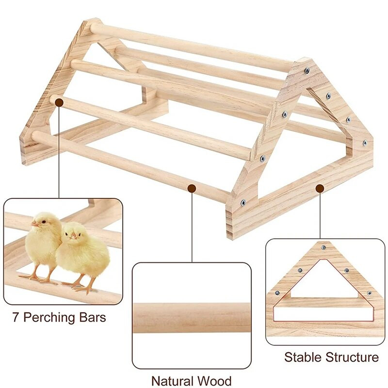 Vistas ratiņi asari Chick Jungle Gym riesta bārs, cāļu dekorēšanas rotaļlietas kuģītim un brooder piederumi