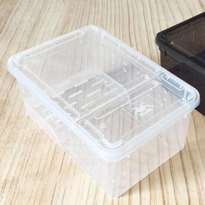 Abinieku barošanas kaste Gliemežu māja ūdens bruņurupučiem Akrila iežogojums terase terārijs rāpuļiem