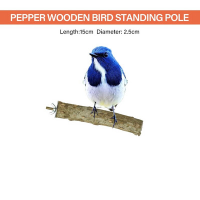 Természetes papagáj sügér Madárállvány Fa bot Mancs Köszörülő Villa Papagáj Hegymászó Madár Álló Ágak Játékok Madárketrec Kiegészítők