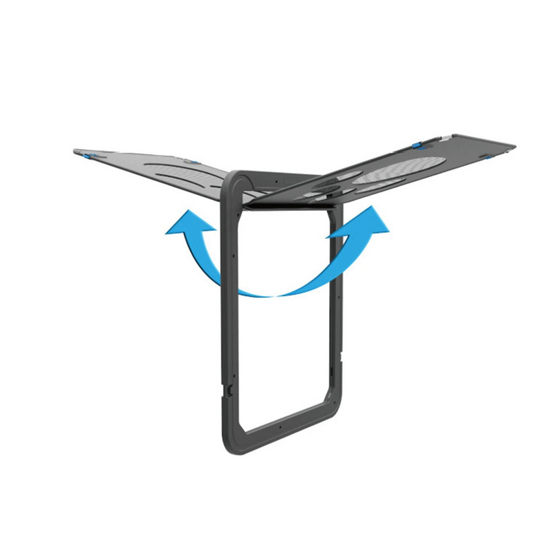 Kisállat ajtó Új széf zárható mágneses képernyő kültéri kutyák macskák ablak kapu ház szabadon belépés divat szép kert Könnyű telepítés