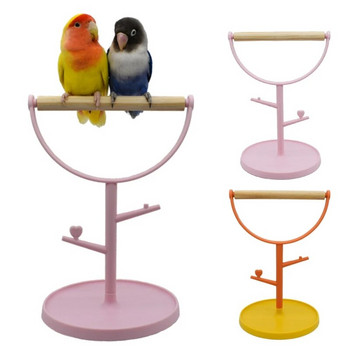 Cute Small Bird Perch Bird for Play Stand Training Parrot Playstand Φορητά παιχνίδια κλουβιού πουλιών για Cockatiels Conures Parak