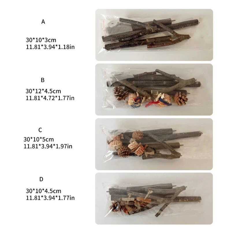 Putnu asaris Nature Wood statīvs papagaiļiem Conure Supplies Budgies Slīpēšanas skrāpis maziem un vidējiem papagaiļiem plaukta rotaļlietu nolaižams kuģis