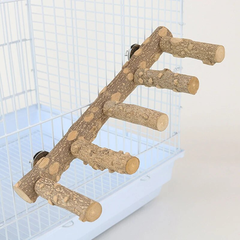 Smuđ za ptice Prirodni smuđ za papige Stalak za ptice Šapa Vilica za brušenje papagaj Penjanje po granama Igračka Stojeća grana Ljestve Igračke Ptica