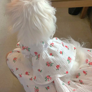 Φόρεμα για σκύλους Σπίτι Γονέας-παιδί Νυχτικό Φόρεμα για κατοικίδια Σκύλος Φόρεμα φλοράλ πιτζάμες γάτα Ρούχα σκύλου για μικρά σκυλιά Κορίτσι Τσιουάουα