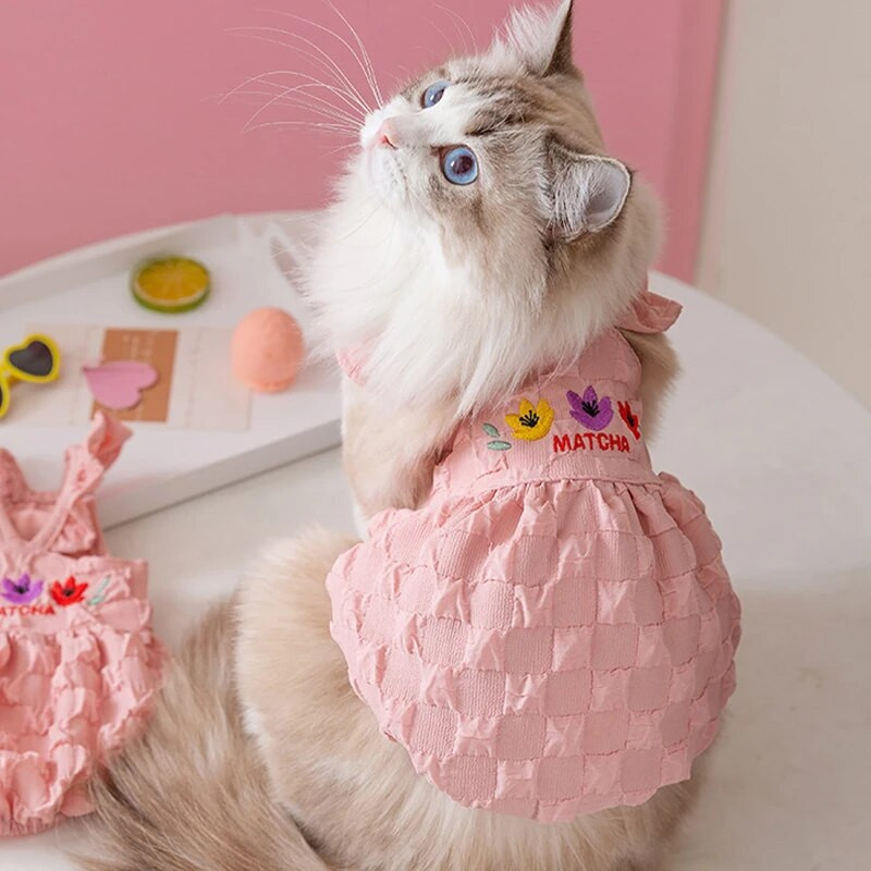 Vasaras suņu dzesēšanas veste Jauki suņu bikšturi Kleita Suņa Apģērbs Meitenes Bišons Čivavas Apģērbs Suņu Kostīms Mājdzīvnieku Veste Kucēnu Svārki