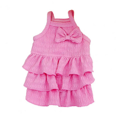 Χαριτωμένο φόρεμα πριγκίπισσας με στρίφωμα κατοικίδιο ζώο Φόρεμα για σκύλους που φοριέται εύκολα Φόρεμα για σκύλους με στρώσεις φόρεμα για κατοικίδια