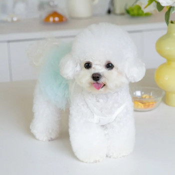 Puppy Pet Mesh Suspender Puffy Skirt Layer By Layer Tutu Skirt Pet Dog Teddy Pet Ρούχα για σκύλους Ρούχα Ρούχα για μικρά σκυλιά