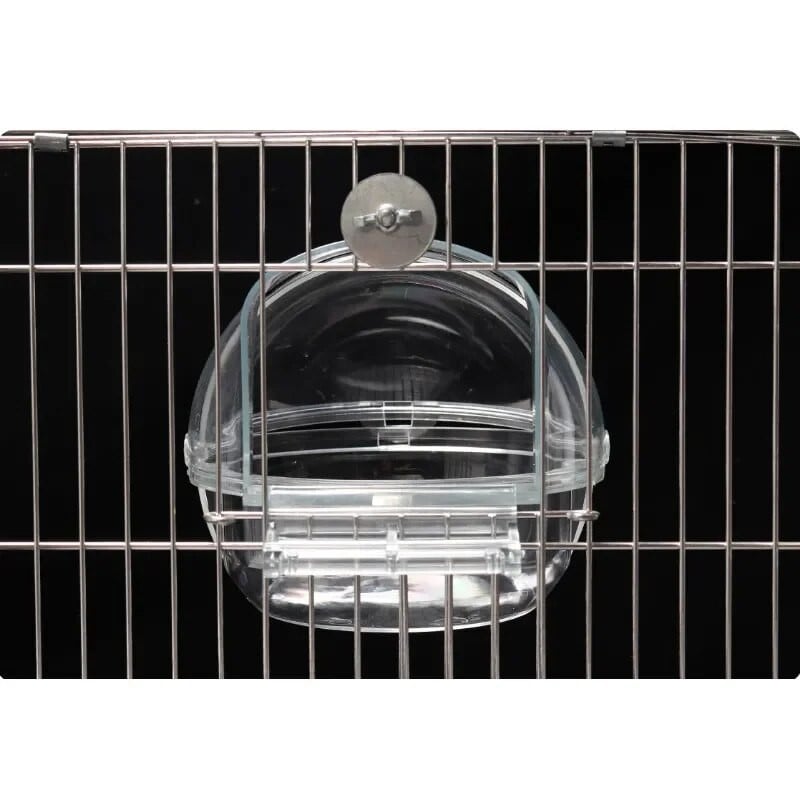 Permatomos didelės papūgos vonios išorinis dušas „Octopus“ gyvūnams skirtos vonios paukščiams reikmenys