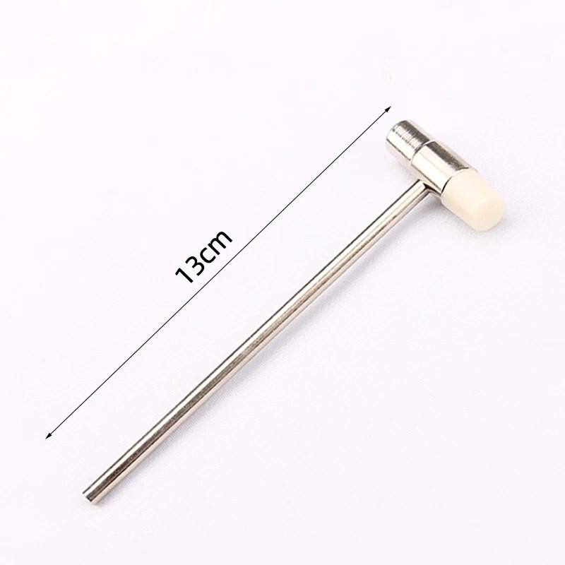 Kellassepad, 13 cm pikkused korralikud terasest metallist käepidemega käekella parandustööriist Kerge koputamise reguleerimine väikesed ABS-plastist vasarad