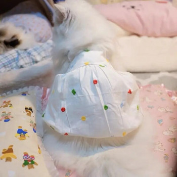 Σκύλος Sling γεωμετρική φούστα φούσκα Καλοκαιρινή πριγκίπισσα κοντή φούστα Teddy Yorkshire Schnauzer Μαλτέζικη κουτάβι γάτα Ρούχα Χαριτωμένο φόρεμα για κατοικίδια