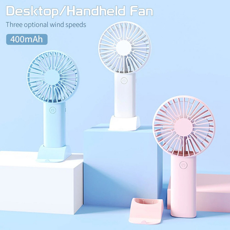 Mini portatīvie ventilatori Rokas USB uzlādējams ventilators Mini galda gaisa dzesētājs āra ventilators dzesēšanas ceļojumu rokas ventilatori ventilācijas ventilators