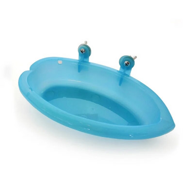 Paukščių vonios praustuvas su veidrodine papūgos bijūno tigro oda vonios baseino maisto kriaukle maisto dėžutė