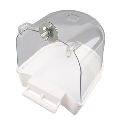 Igas suuruses lindude ujumisruum Parrot Bird Clear Vanniga Bird Cage Dušikoksiga vannituba Conures Small Bird jaoks