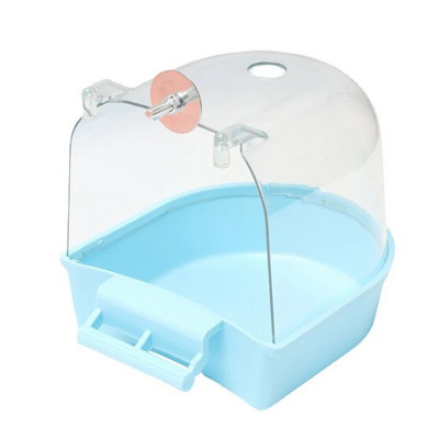 Igas suuruses lindude ujumisruum Parrot Bird Clear Vanniga Bird Cage Dušikoksiga vannituba Conures Small Bird jaoks