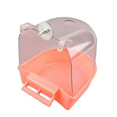 Igas suuruses lindude ujumisruum Parrot Bird Clear Vanniga Bird Cage Dušikoksiga vannituba Conures Small Bird jaoks