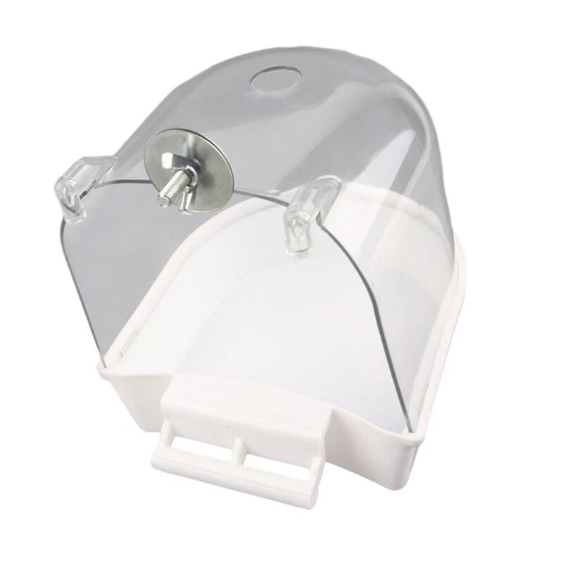 Igas suuruses lindude ujumisruum Parrot Bird Clear Vanniga Bird Cage Dušikoksiga vannituba Conures Small Bird jaoks