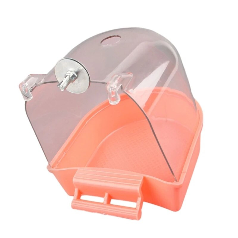 Igas suuruses lindude ujumisruum Parrot Bird Clear Vanniga Bird Cage Dušikoksiga vannituba Conures Small Bird jaoks