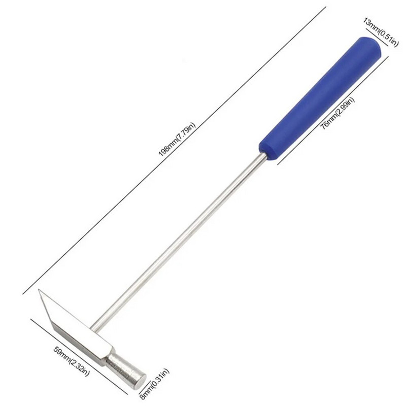 1 vnt mažas plaktukas „pasidaryk pats“ taisymo įrankis, metalinis guminis mini plaktukas su dviguba galvute, nešiojamasis plaktukas juvelyrinių laikrodžių taisymui