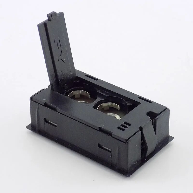 juodas mini LCD skaitmeninis termometras higrometras Celsijaus vidaus nešiojamasis temperatūros jutiklis drėgmės prietaisai žuvų akvariume