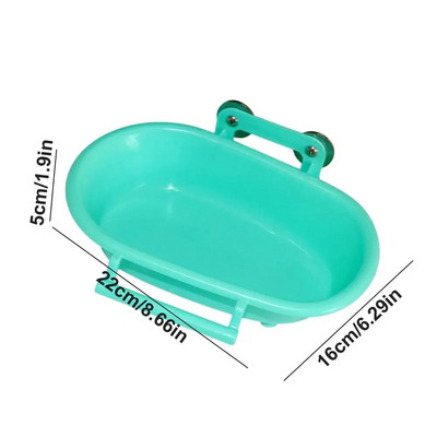 Bird Bathtub Hang Bathtub Box for Parrot Wall Mounted Outdoor Bird Water Feeder for Medium Parakeet Small