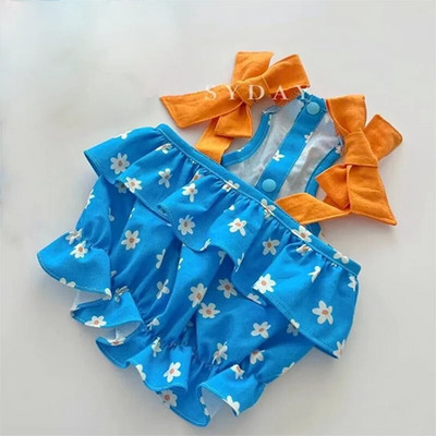 Kućni ljubimac Pas Mačka Ljeto Cvijet Haljina Princeza Sundress Psić Teddy Šnaucer Jorkširski pas Odjeća Pudla Za male pse Odjeća