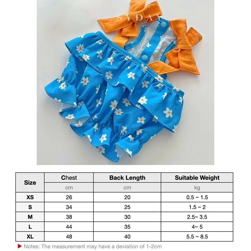 Kućni ljubimac Pas Mačka Ljeto Cvijet Haljina Princeza Sundress Psić Teddy Šnaucer Jorkširski pas Odjeća Pudla Za male pse Odjeća