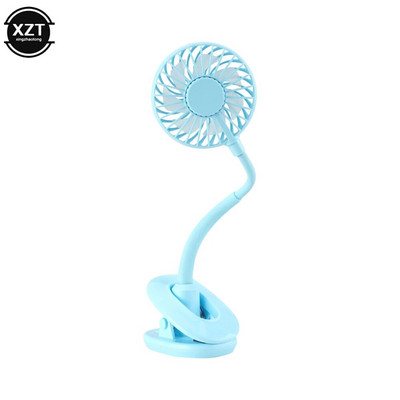 Νέος φορητός εύκαμπτος ανεμιστήρας με κλιπ καθίσματος αυτοκινήτου Ανεμιστήρας USB Φόρτιση μικρού ανεμιστήρα Επιτραπέζιος ανεμιστήρας σίγαση Βρεφικός ανεμιστήρας Καλοκαιρινός μίνι ανεμιστήρας