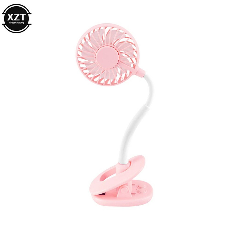 Νέος φορητός εύκαμπτος ανεμιστήρας με κλιπ καθίσματος αυτοκινήτου Ανεμιστήρας USB Φόρτιση μικρού ανεμιστήρα Επιτραπέζιος ανεμιστήρας σίγαση Βρεφικός ανεμιστήρας Καλοκαιρινός μίνι ανεμιστήρας