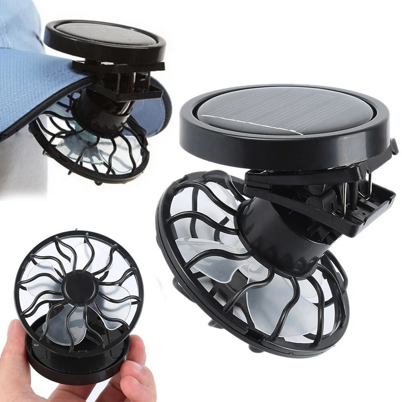 Mini rokas klipu ventilators Sun Power Mute Īpaši kluss, ērts pārnēsājams auto āra kempings pārgājienu pūtējs biroja galda gaisa dzesētājs