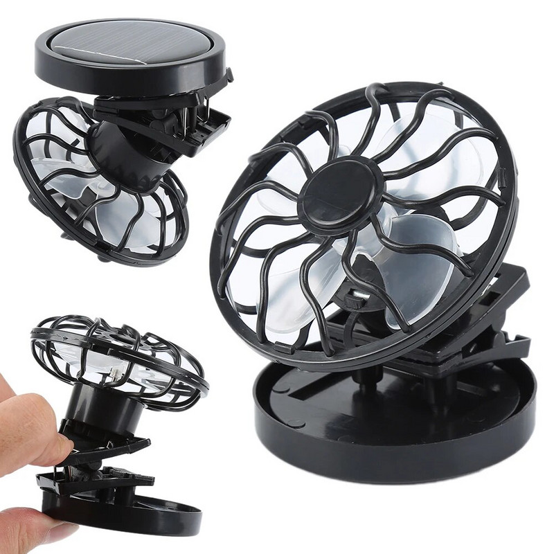 Mini rokas klipu ventilators Sun Power Mute Īpaši kluss, ērts pārnēsājams auto āra kempings pārgājienu pūtējs biroja galda gaisa dzesētājs
