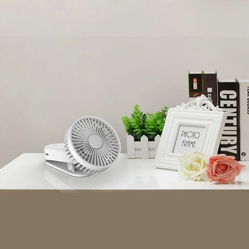 Magnetklamber ventilaatori külge USB lauaventilaator beebivankrile võrevoodi lauapealne autoistme käru jooksulint Kodukontor