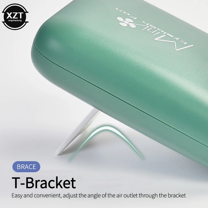 Φορητός φορητός άφυλλος μικρός ανεμιστήρας USB φόρτισης εμβολιασμός φύτευση ψεύτικης βλεφαρίδας πιστολάκι μαλλιών εμβολιασμένα αξεσουάρ βλεφαρίδων