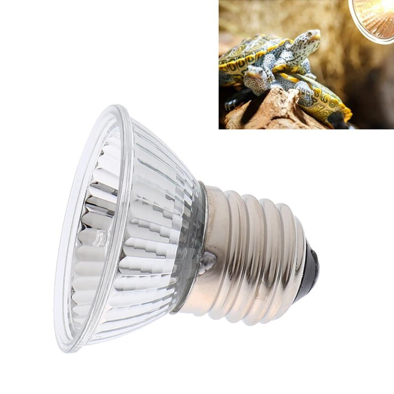 Reptile UVA+UVB Lamp Bulb 25W/40W/50W/60W/75W/100W Pet Brooder Heat Daylight Lamp Turtle Lizard Terrarium Temperature Controller