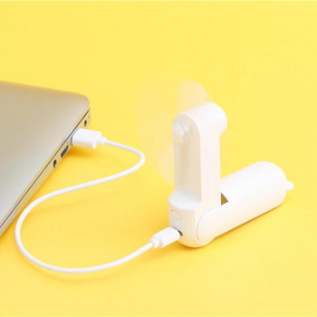 Ключодържател вентилатор USB мини сгъваем външен малък вентилатор с лека ръчна преносима чанта висулка подарък вентилатор