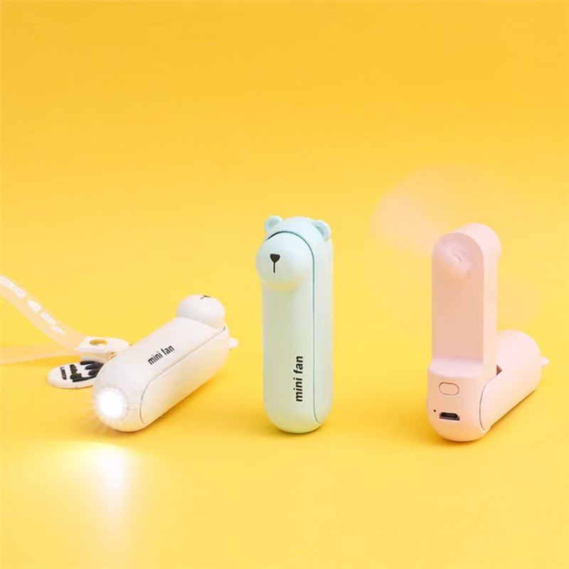 Ανεμιστήρας μπρελόκ USB μίνι πτυσσόμενος μικρός ανεμιστήρας εξωτερικού χώρου με ελαφρύ φορητό ανεμιστήρα δώρου κρεμαστό τσάντα