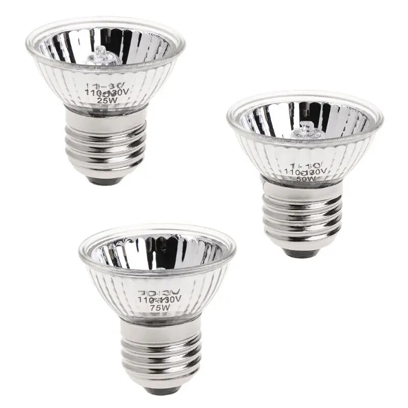 220V 25W 50W 75W Lemmiklooma roomaja kilpkonna soojenduslamp, tagumine soojendusvalgus UVA UVB täisspektriga ultraviolettlamp E27