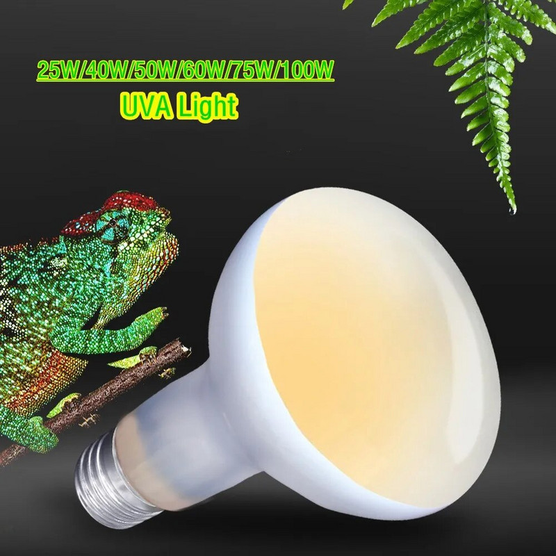 220V UVA+UVB Reptile Lamp Bulb Bruņurupucis Basking UV spuldzes Apkures lampa Abinieki Ķirzakas Temperatūras kontrolieris