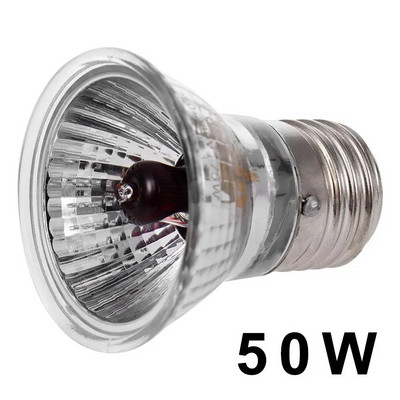 220-240v roomaja kilpkonnamadu täisspektriga soojenduslamp UVA+UVB päikesevalgus roomajate soojenduslambi isolatsioon punane tuli klaas Heati