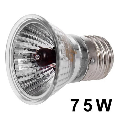 220-240v roomaja kilpkonnamadu täisspektriga soojenduslamp UVA+UVB päikesevalgus roomajate soojenduslambi isolatsioon punane tuli klaas Heati