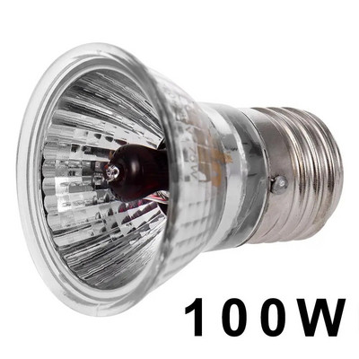 220-240v roomaja kilpkonnamadu täisspektriga soojenduslamp UVA+UVB päikesevalgus roomajate soojenduslambi isolatsioon punane tuli klaas Heati