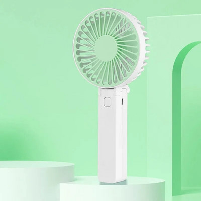Pārnēsājami ventilatori Rokas USB uzlādējams ventilators Mini galddatora gaisa dzesētājs āra ventilators dzesēšanas ceļojumu rokas ventilatori 1200MAH