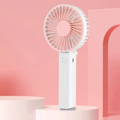 Pārnēsājami ventilatori Rokas USB uzlādējams ventilators Mini galddatora gaisa dzesētājs āra ventilators dzesēšanas ceļojumu rokas ventilatori 1200MAH