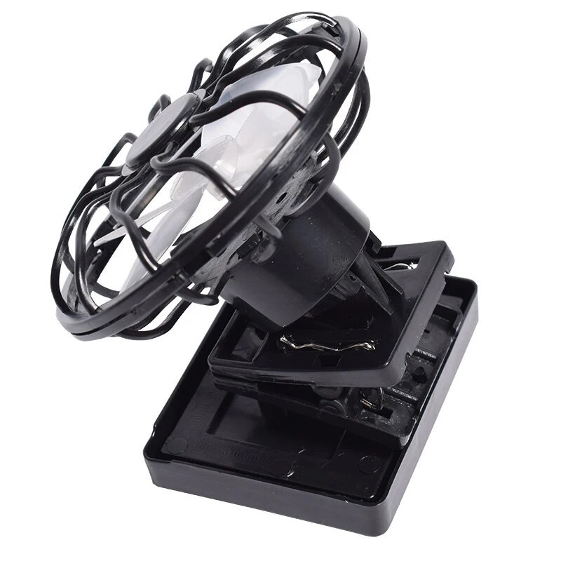 Nešiojamas mini saulės energija varomas klipas ventiliatorius Laipiojimo kalnais stovyklavietės laukinėje gamtoje Išgyvenimas Vasaros skrybėlių segtukas Aušintuvo ventiliatorius