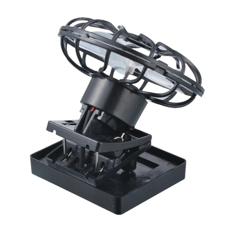 Nešiojamas mini saulės energija varomas klipas ventiliatorius Laipiojimo kalnais stovyklavietės laukinėje gamtoje Išgyvenimas Vasaros skrybėlių segtukas Aušintuvo ventiliatorius