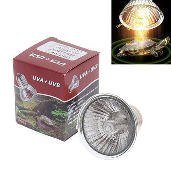 1PC E27 25/50/75W UVA+UVB 3.0 Reptile Lamp Bulb Turtle Basking Bulbs UV Lighting Heating Temperature Controller