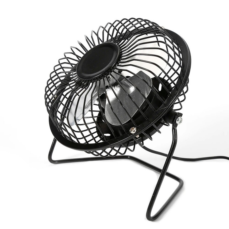 Mini USB galda ventilators galddatoram ar regulējamu slīpuma statīvu dzesēšanas ventilators Īpaši kluss elektrisks pārnēsājams mazs ventilators galddatoram biroja galda datoram