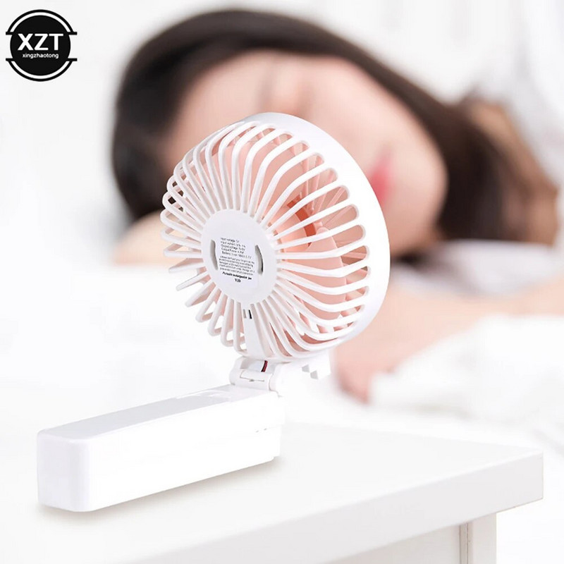 1 gab Portatīvie ventilatori Rokas USB uzlādējams ventilators Mini galddatora gaisa dzesētājs āra ventilators dzesēšanas ceļojumu rokas ventilatori