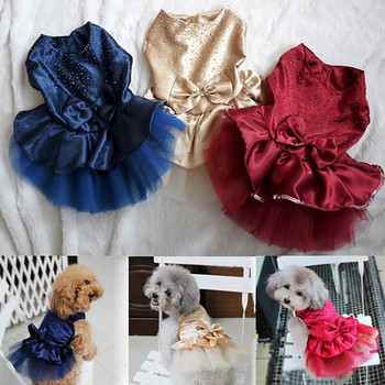 Καλοκαιρινά ρούχα για κατοικίδια Φόρεμα σκυλιών για σκύλους Φούστα καλοκαιρινής πριγκίπισσας για σκύλους Νυφικά York Teddy ρούχα για σκύλους Φούστες για κατοικίδια